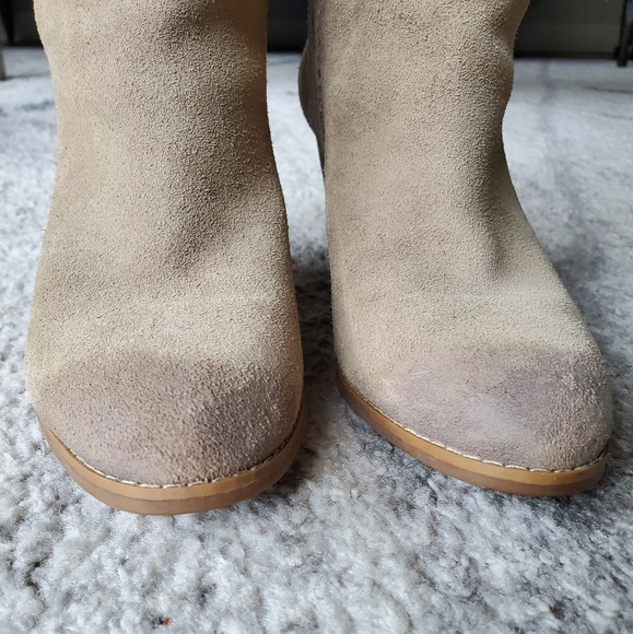 Nine West Distressed Suede Booties - Picture 3 of 8